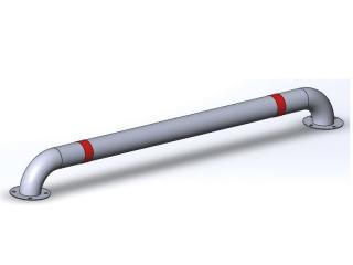 Колесоотбойники металлические из стальной трубы от ø51 до ø108 мм.