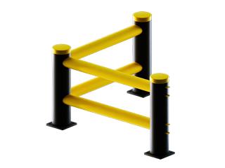 Ограждения полимерное Г-образное угловое П-МАТ Ограждения полимерное Г-образное П-МАТ